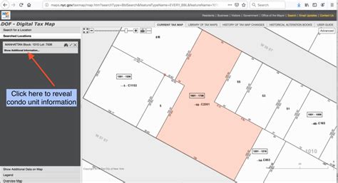 MAP Digital Tax Map New York City